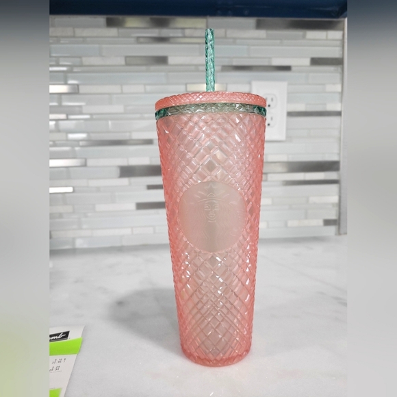 Starbucks Pink Pearl Jewel Tumbler 24oz - Picture 1 of 9